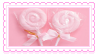 two pink lollipops